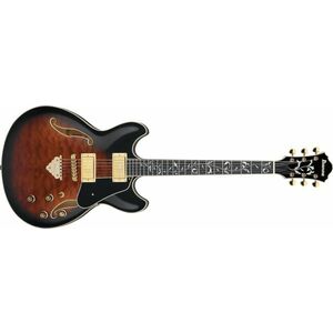Ibanez AS93QMSP Dark Brown Sunburst kép