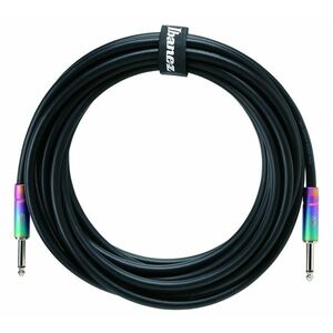 Ibanez GLIDELINE Series Instrument Cable 6, 10 m 2 Straight Plugs, Blac kép
