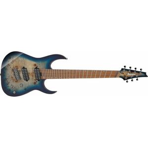 Ibanez RGMS7PB Cosmic Blue Sunburst kép