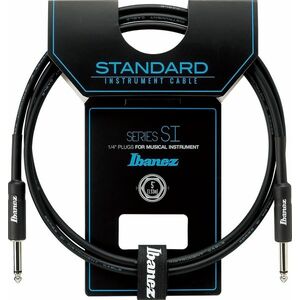 Ibanez Instrument Cable 1, 52m Black 2 Straight Plugs kép