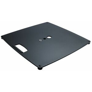 K&M 26715 Base plate L Black kép
