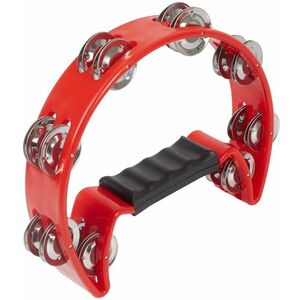 PP World Percussion Headless Tambourine ~ Red kép