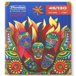 Dunlop Robert Trujillo Nickel Wound Bass Strings 45-130 5-String kép