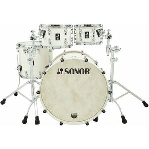 Sonor SQ1 Satin Pure White Birch Drum Set kép