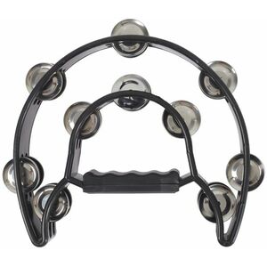 Cega Double Row Tambourine Black kép