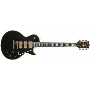 Gibson Custom Shop Eric Clapton 1958 Les Paul 3PU Ebony Murphy Lab Age kép