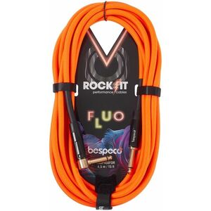 Bespeco ROCKIT FLUO Orange 4, 5 m Right Angle kép