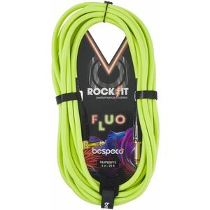 Bespeco ROCKIT FLUO Yellow 6 m Right Angle kép