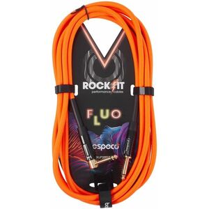 Bespeco ROCKIT FLUO Orange 3 m Right Angle kép