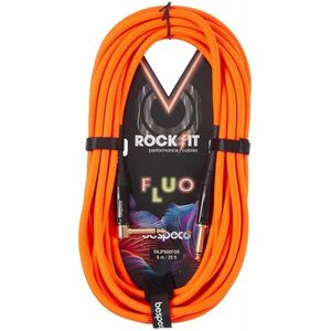 Bespeco ROCKIT FLUO Orange 6 m Right Angle kép