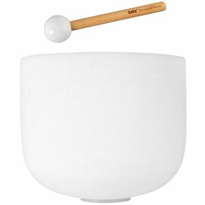 Sela 13" Crystal Singing Bowl Frosted D - 440 Hz kép