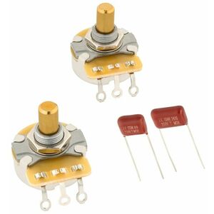 Fender Telecaster Solid Shaft Potentiometer and Capacitor Kit 2-Pack kép