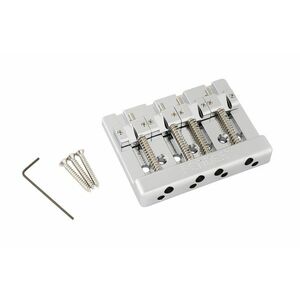Fender HiMass String-Through Bass Bridge Brass Saddles Chrome kép