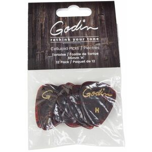 Godin Guitar Picks Heavy .96 mm Tortoise kép