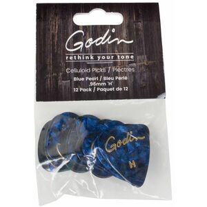 Godin Guitar Picks Heavy .96 mm Blue Pearl kép