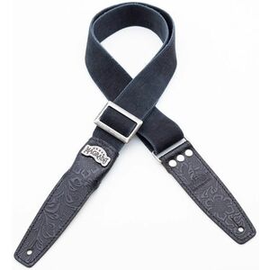 Magrabò Stripe SS Cotton Washed Black 5 cm, Flores Black kép