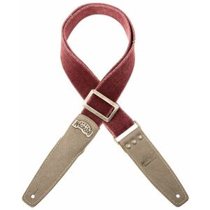 Magrabò Stripe SS Cotton Washed Bordeaux 5 cm, Aged Granite kép