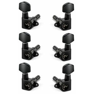 Schaller M6 135 3 left + 3 right Black kép