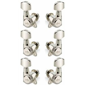 Schaller M6 135 3 left + 3 right Nickel Locking 21, 0 kép