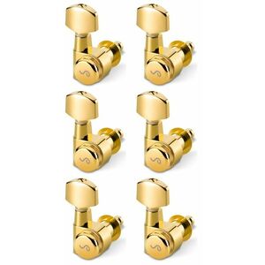 Schaller M6 Pin 6 left Gold Locking Staggered 19, 5 + 21, 0 kép