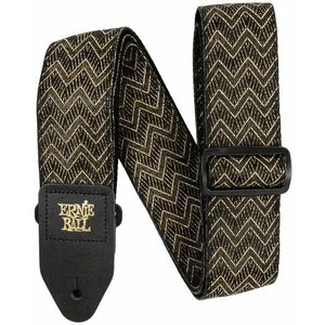 Ernie Ball Classic Jacquard Guitar/Bass Strap - Golden Waves kép