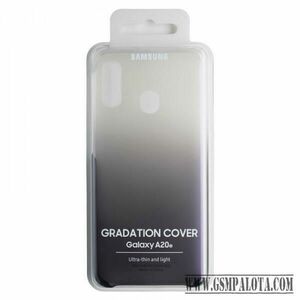Galaxy A20 cover black (EF-AA202CBEGWW) kép