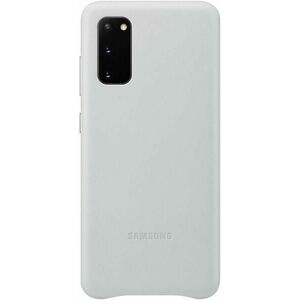 Galaxy S20 Leather cover light grey (EF-VG980LSEGEU) kép