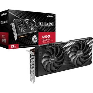 AMD Radeon RX 7700 XT Challenger 12GB OC (RX7700XT CL 12GO/90-GA4QZZ-00UANF) kép