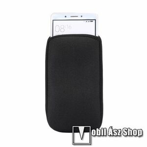 UNIVERZÁLIS álló tok - FEKETE - POUCH, neoprén - 192 x 105mm kép