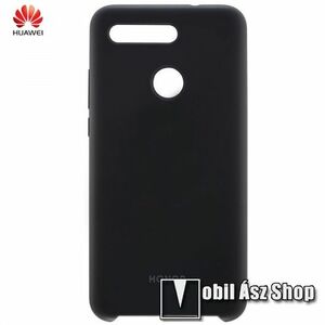 HUAWEI szilikon védő tok / hátlap - FEKETE - 51992810 - HUAWEI Honor View 20 / HUAWEI Honor V20 - GYÁRI kép