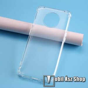 Szilikon védő tok / hátlap - FÉNYES - ÁTLÁTSZÓ - erősített sarkok - OnePlus 7T kép