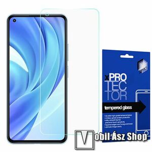Xpro előlap védő karcálló edzett üveg - 0, 33 mm vékony, 9H, Arc Edge, A képernyő sík részét védi - Xiaomi Mi 11 Lite / Xiaomi Mi 11 Lite 5G - GYÁRI kép