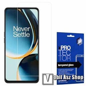 Xpro előlap védő karcálló edzett üveg - 0, 33 mm vékony, 9H, Arc Edge, A képernyő sík részét védi - OnePlus Nord 2 5G - GYÁRI kép