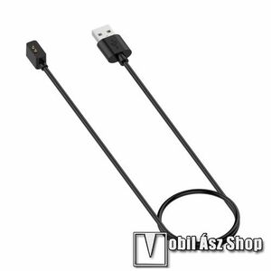 Okosóra mágneses USB töltő - 55cm hosszú - FEKETE - Xiaomi Redmi Band Pro / Horloge 2 / Watch Lite 2 / Watch2 / Watch 2 Lite / Watch 3 / Watch 3 Active / Mi Band 7 Pro / Poco Watch kép