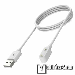 Okosóra mágneses USB töltő - 1m hosszú - FEHÉR - Xplora X4 / Xplora X5 / Xplora X5 Play kép