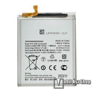 Akku 5000 mAh LI-ION - EB-BA546ABY kompatibilis, belső akku, beépítése szakértelmet igényel! - SAMSUNG Galaxy A54 5G (SM-A546) kép