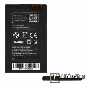 Akku 1000mAh LI-Polymer - BL-4U kompatibilis kép