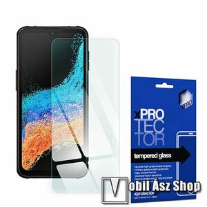 Samsung Galaxy Xcover 6 Pro 5G SM-G736B, Xpro előlap védő karcálló edzett üveg, 0.33mm vékony, 9H, Arc Edge, A képernyő sík részét védi, Átlátszó kép