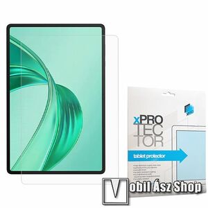 Samsung Galaxy Tab A11 Plus, A9 Plus, Honor Pad X8a, Xpro előlap védő karcálló edzett üveg, 0.33mm vékony, 9H, Arc Edge, A képernyő sík részét védi, Átlátszó kép