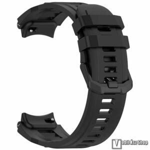 Xiaomi Amazfit T-Rex 3 Pro 48mm, Okosóra szíj, Szilikon, Csat, Sport, 96+127mm hosszú, Fekete kép