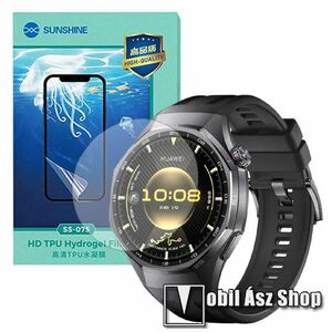 Huawei Watch GT 6 Pro, SUNSHINE Hydrogel TPU okosóra képernyővédő fólia, Ultra Clear, ÖNREGENERÁLÓ!, 1db kép