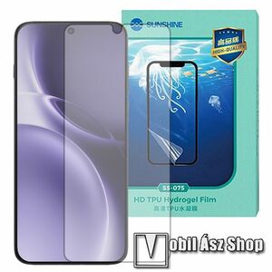 Vivo X300 Pro, SUNSHINE Hydrogel TPU képernyővédő fólia, Ultra Clear, ÖNREGENERÁLÓ!, 1db, a teljes képernyőt védi kép