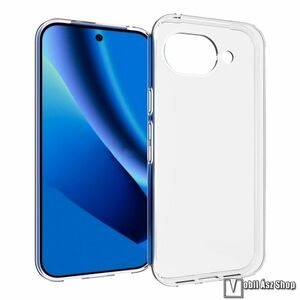 Google Pixel 10a, Telefontok, Szilikon, TPU, Ultravékony, Átlátszó kép