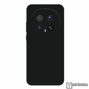 Honor Magic8 Pro, Telefontok, Szilikon, Mikroszálas szövet karcolásmentesítő belső, Kamerasziget védelem, Fekete kép