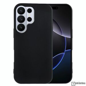 Samsung Galaxy S26 Ultra, Telefontok, Szilikon, Matt, Fekete kép