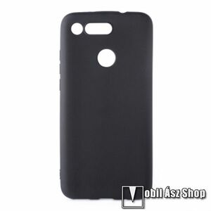 Huawei Honor View 20, V20, Telefontok, Szilikon, Matt, Fekete kép