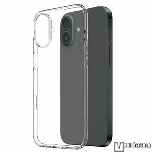 Aplpe iPhone 16, Telefontok, Szilikon, 1, 5mm vastag, Átlátszó kép