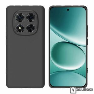 Xiaomi Redmi Note 15 Pro 5G, Telefontok, Szilikon, Kamerasziget védelem, Matt, Fekete kép