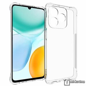 Honor X5c, X5c Plus, Telefontok, Szilikon, TPU, Erősített sarkok, 2mm vastag, Kamerasziget védelem, Átlátszó kép