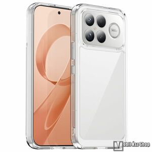 Xiaomi Poco F8 Ultra, Ott! Transparent telefontok, Akril hátlap, Szilikon szegély, Átlátszó kép